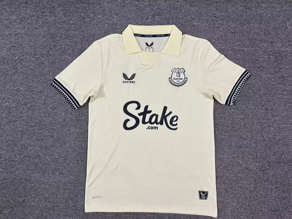 Everton new away kit 2026 amber blue retro