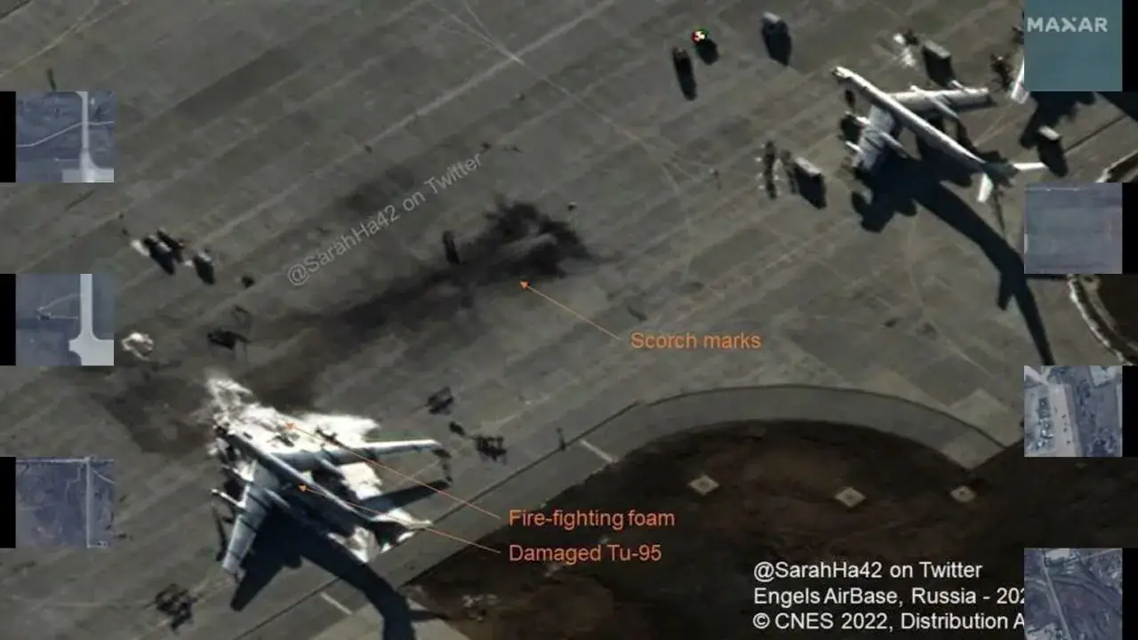 attack on Engels airfield Tu-95 drone strike 2026