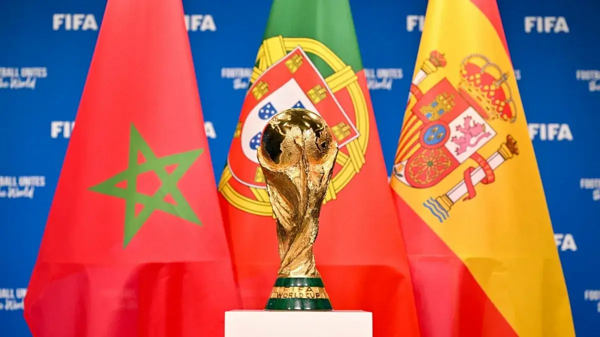 World Cup 2030 host countries map