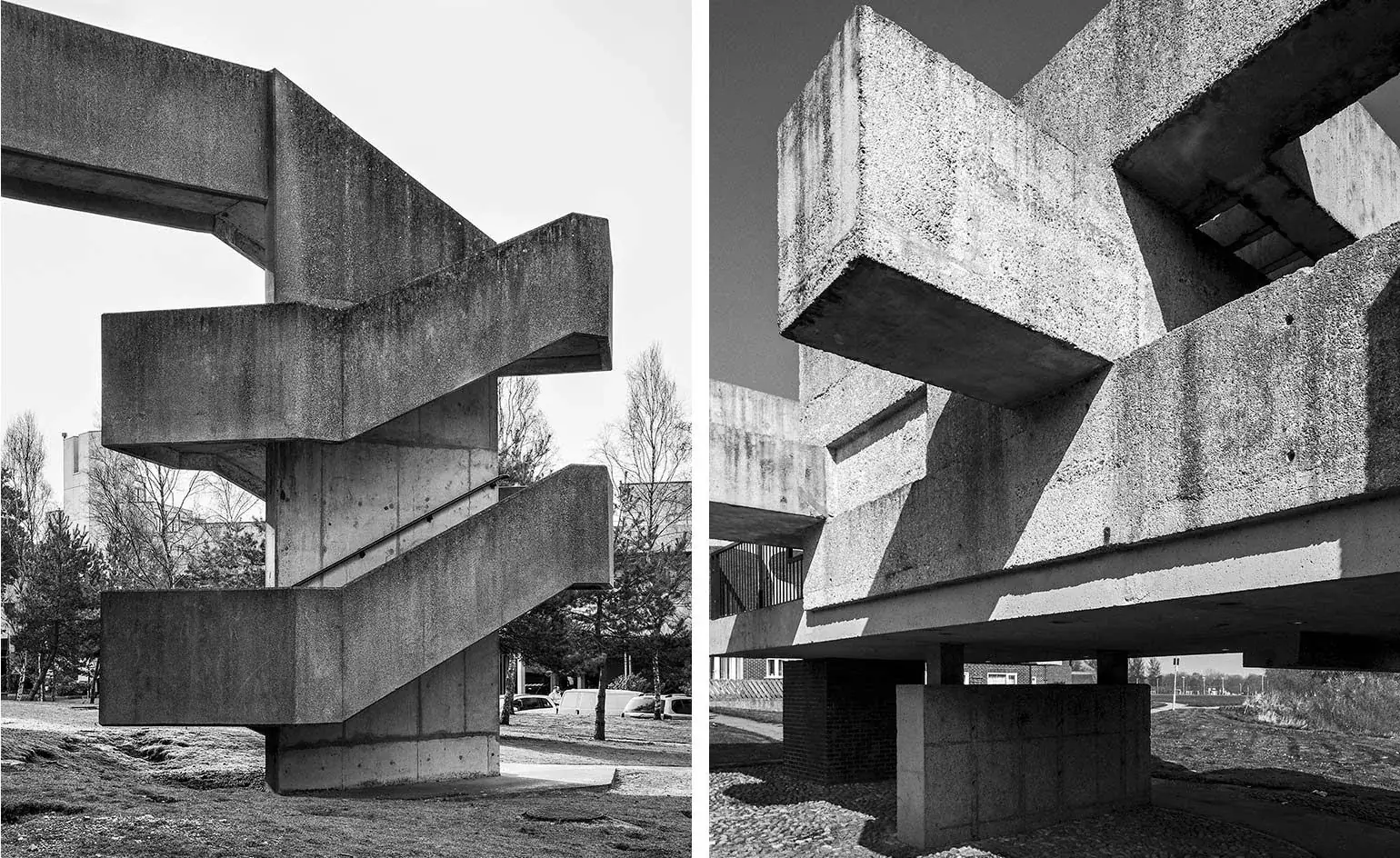 brutalist architecture festival installation art