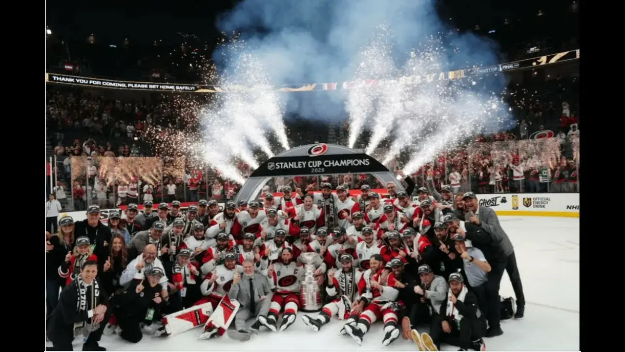 Carolina Hurricanes Stanley Cup 2026 celebration