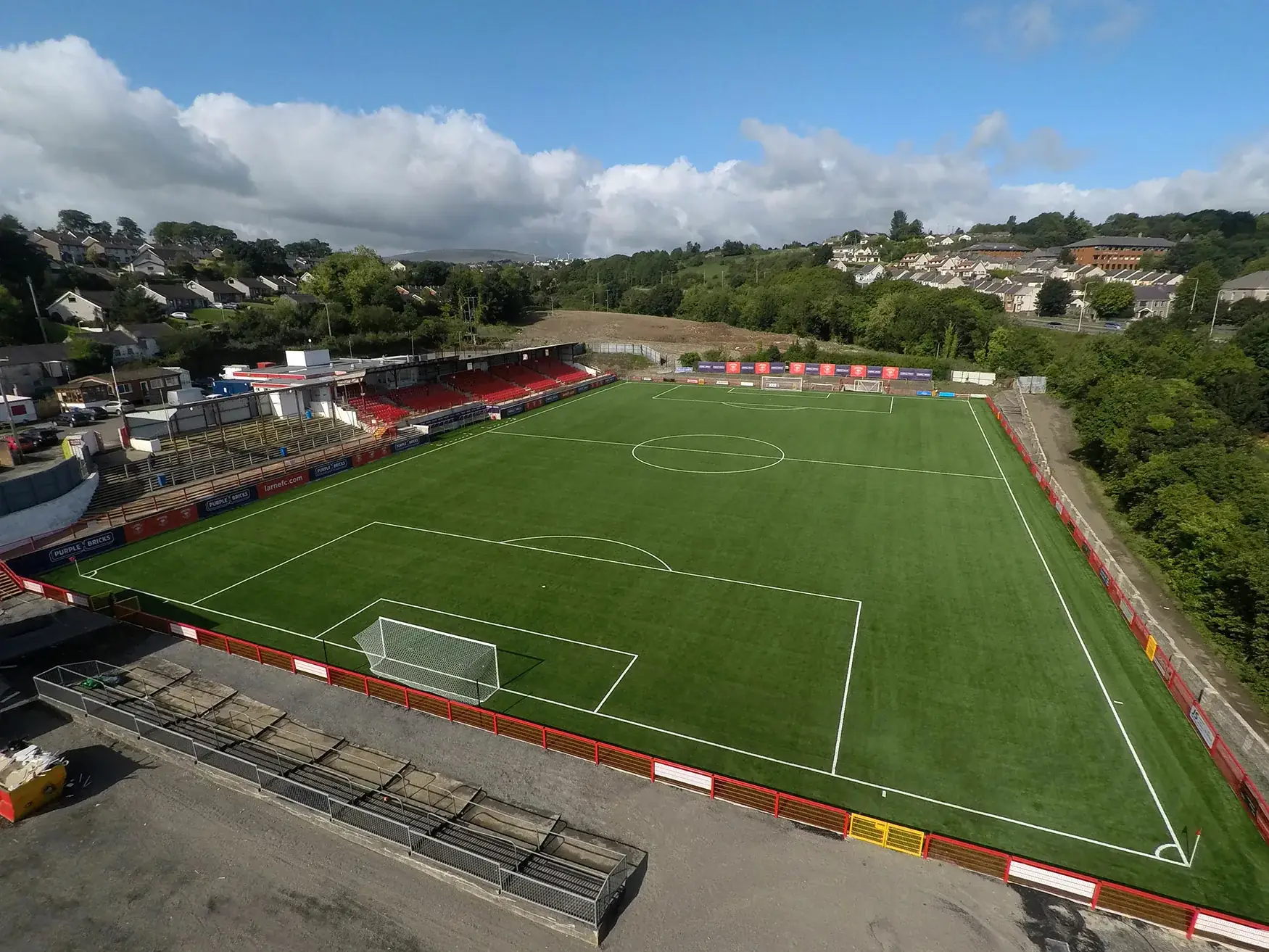 Larne FC Inver Park stadium Northern Ireland fans