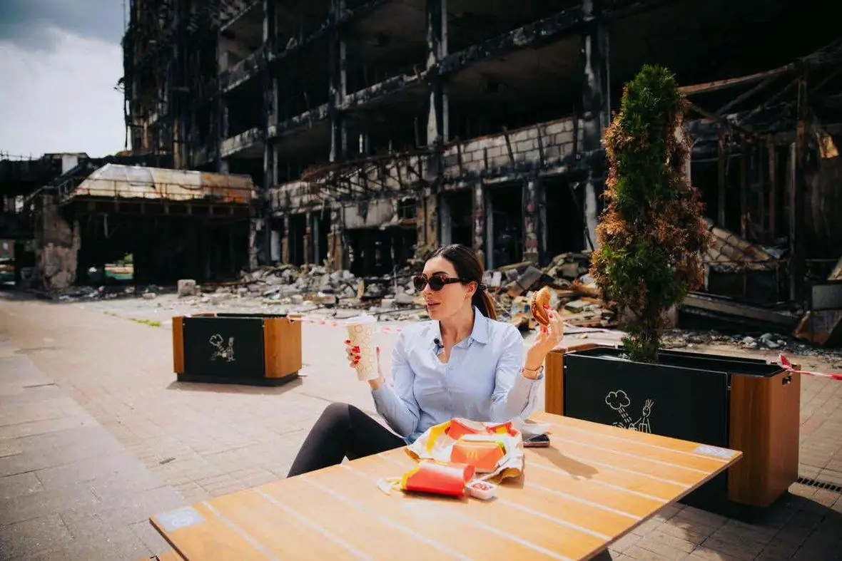 Laura Loomer Kyiv McDonald's damage 2026
