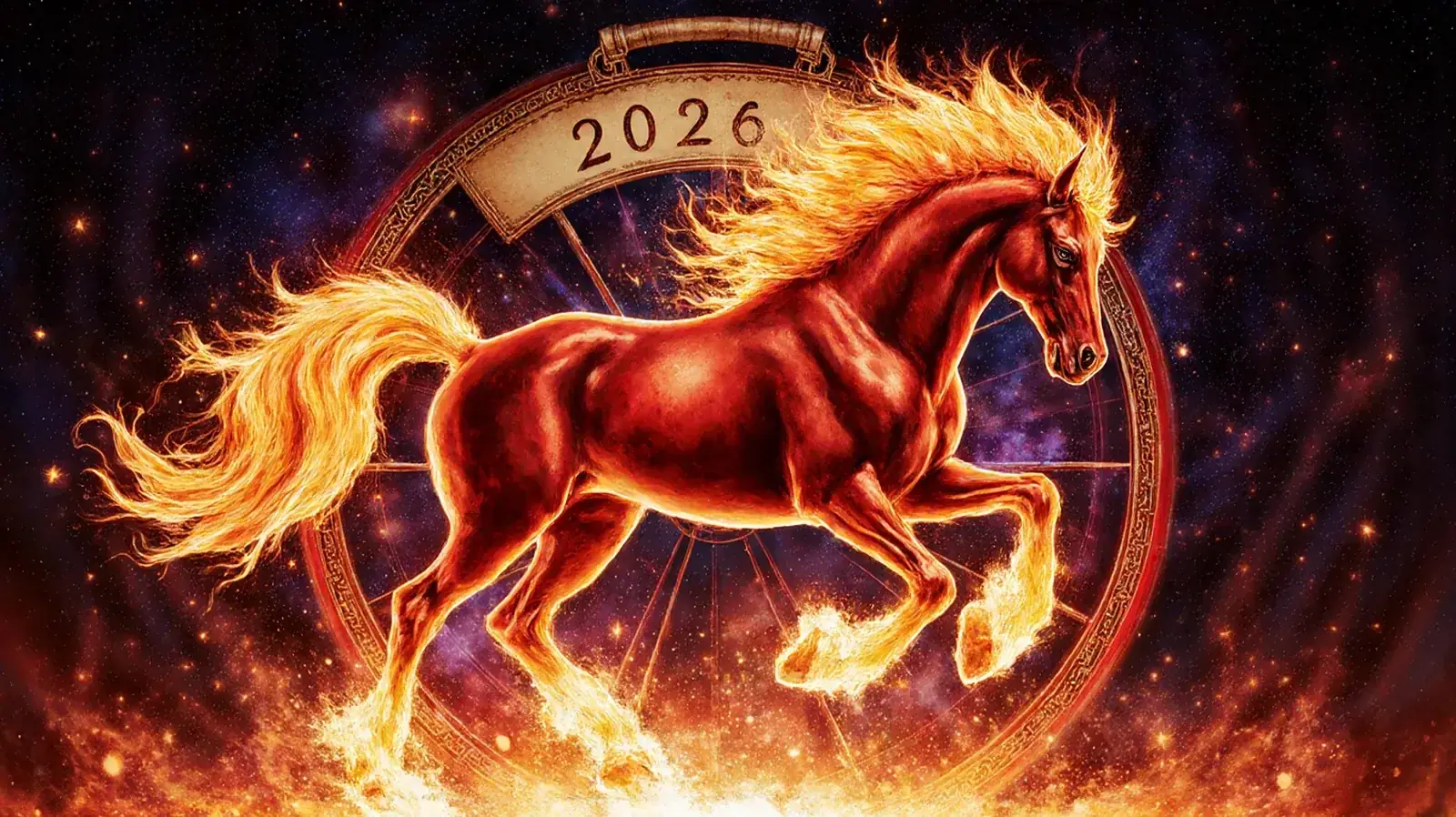 огненная лошадь 2026 год красный цвет символ