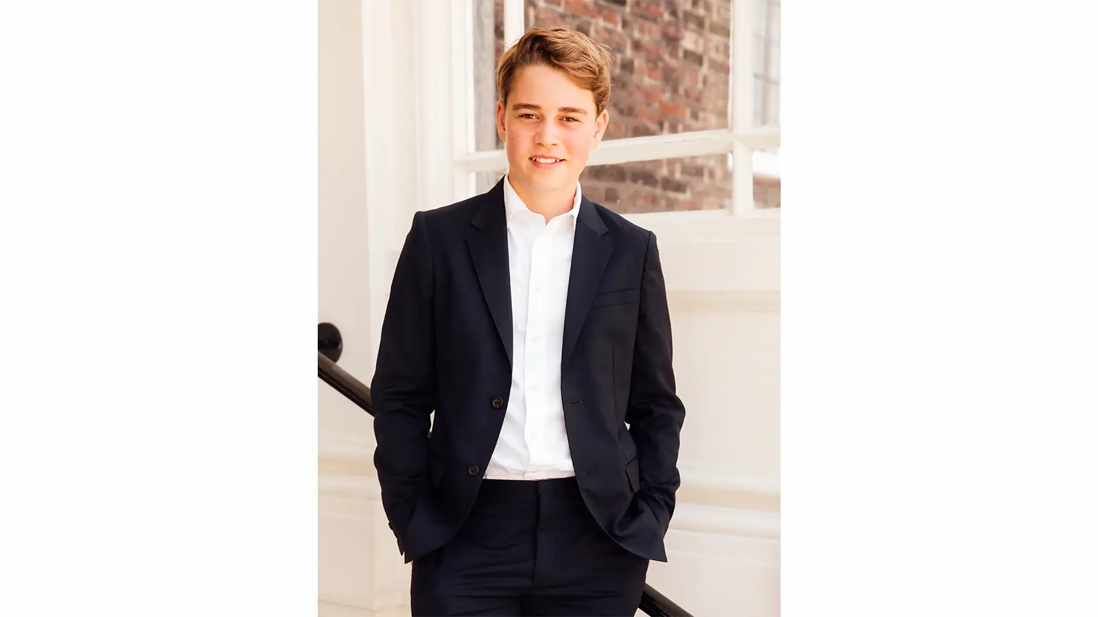 Prince George 13th birthday portrait 2026 formal suit