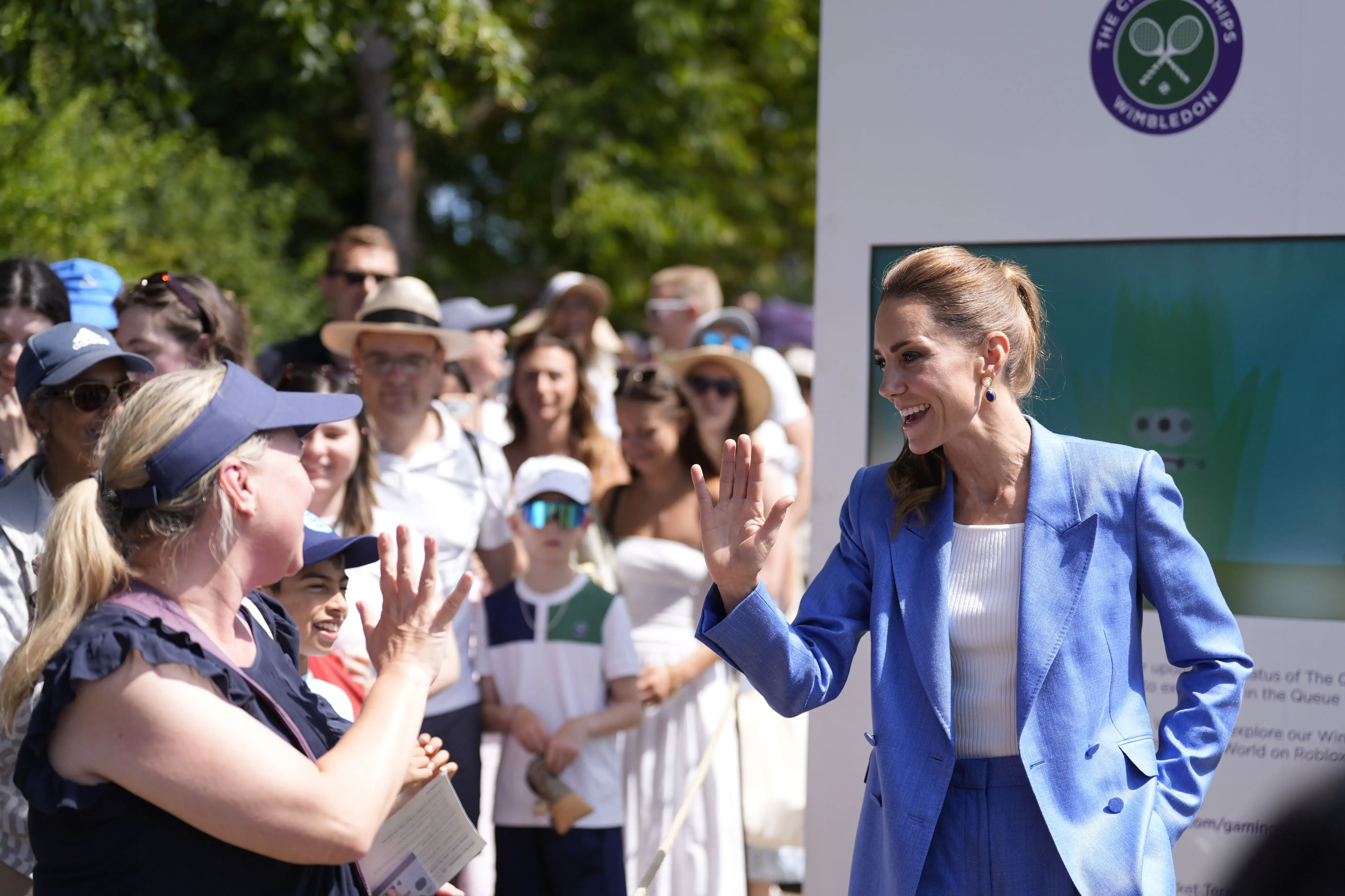 Kate Middleton Wimbledon 2026 blue outfit