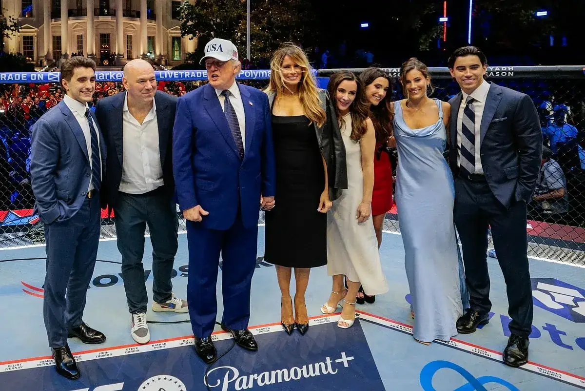 UFC White House South Lawn 2026 event crowd