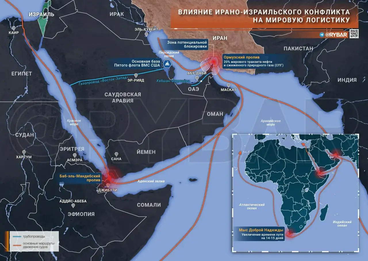 Иранские корабли блокируют Ормузский пролив 2026