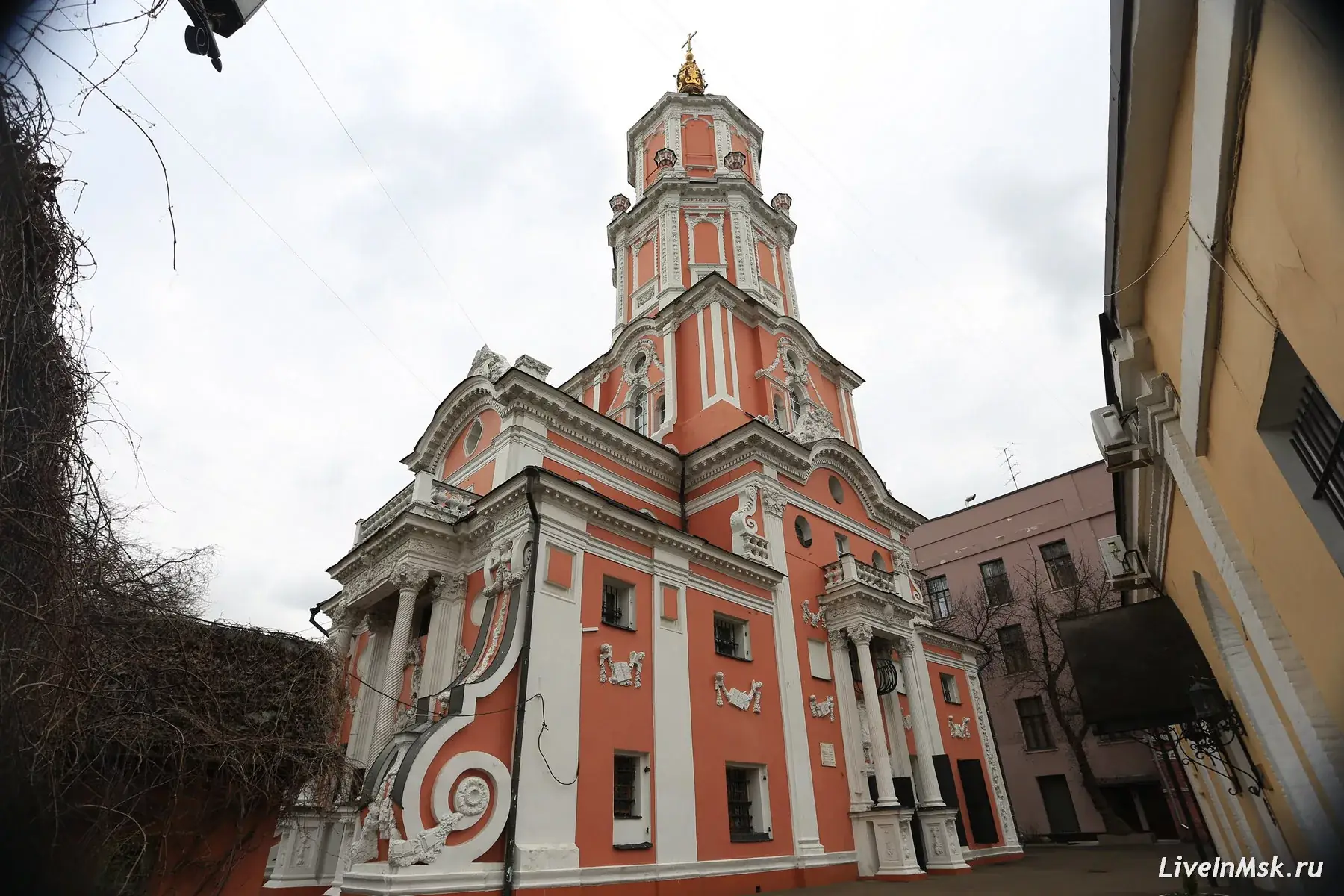 Menshikov Tower Moscow baroque architecture
