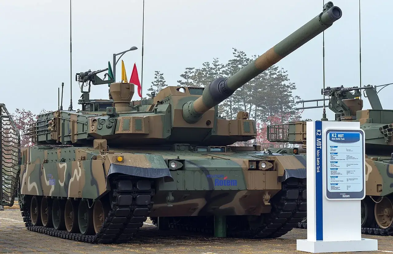 танк K2 black panther детали вооружения