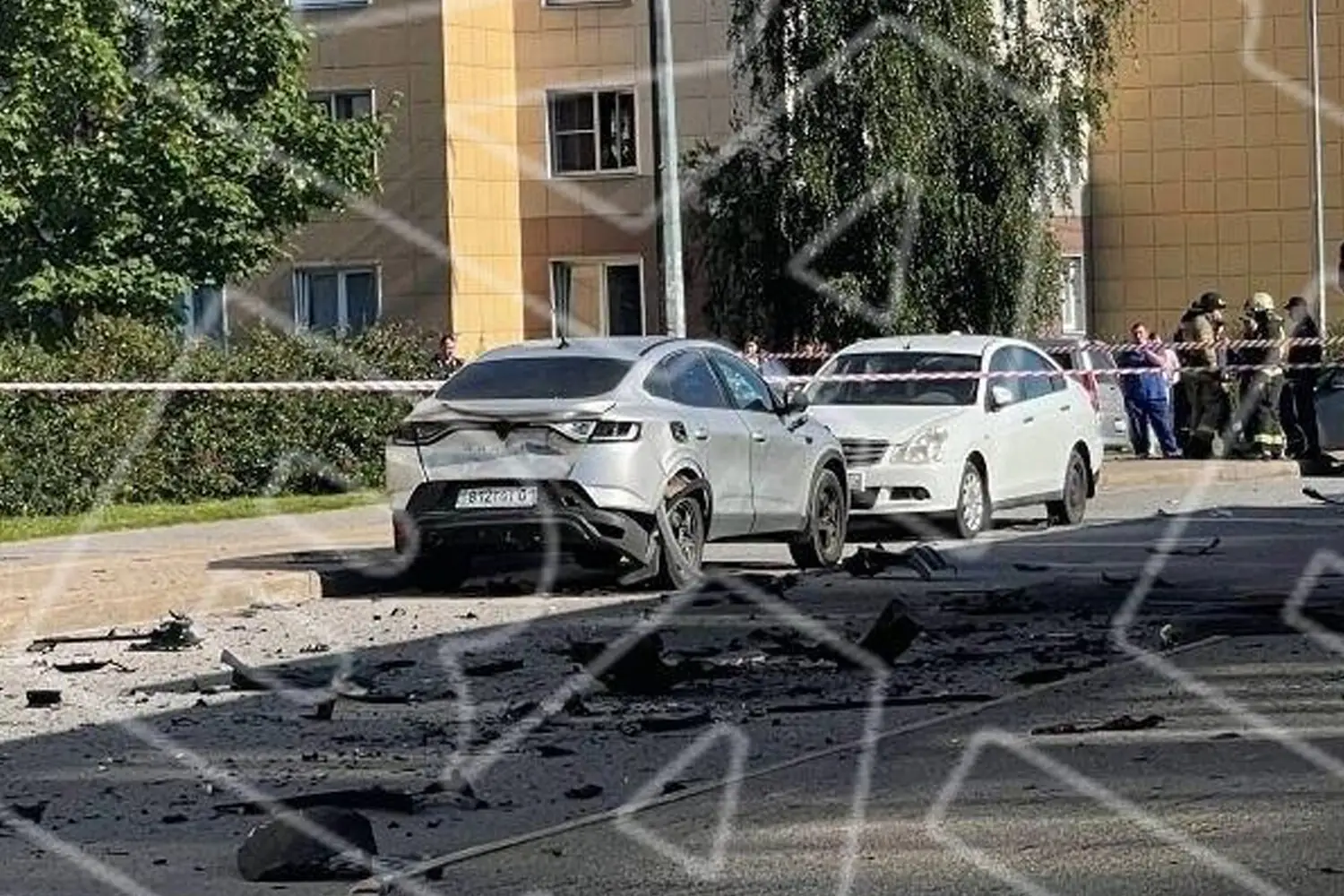 взрыв автомобиля Колпинское шоссе Санкт-Петербург