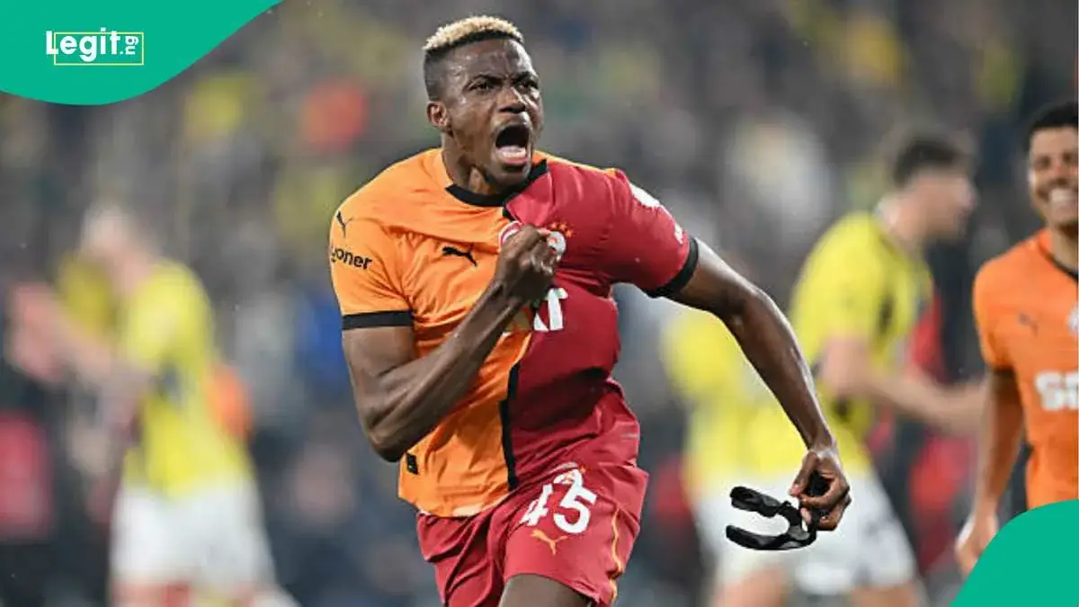 Victor Osimhen Galatasaray goal celebration