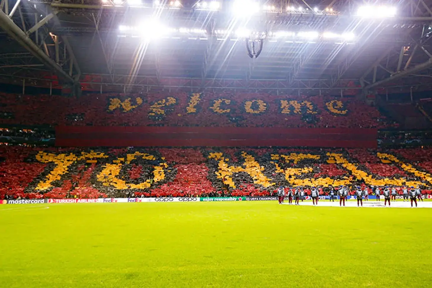 Galatasaray fans stadium tifo