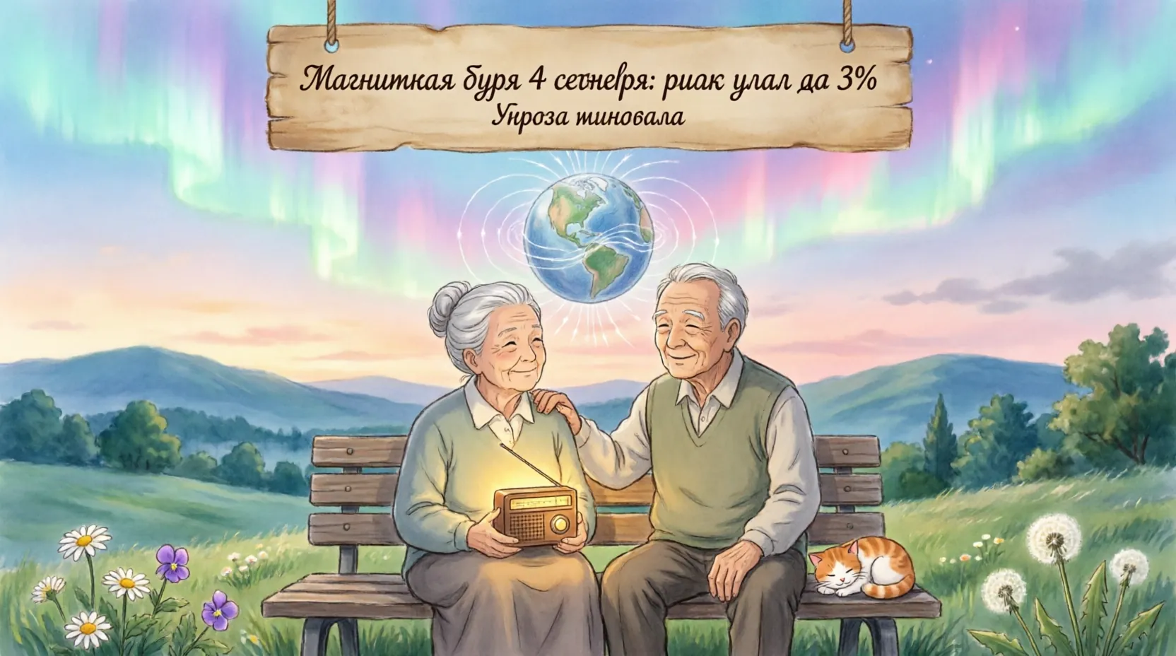 Метеочувствительным выдохнуть: риск магнитной бури 4 сентября — всего 3%.