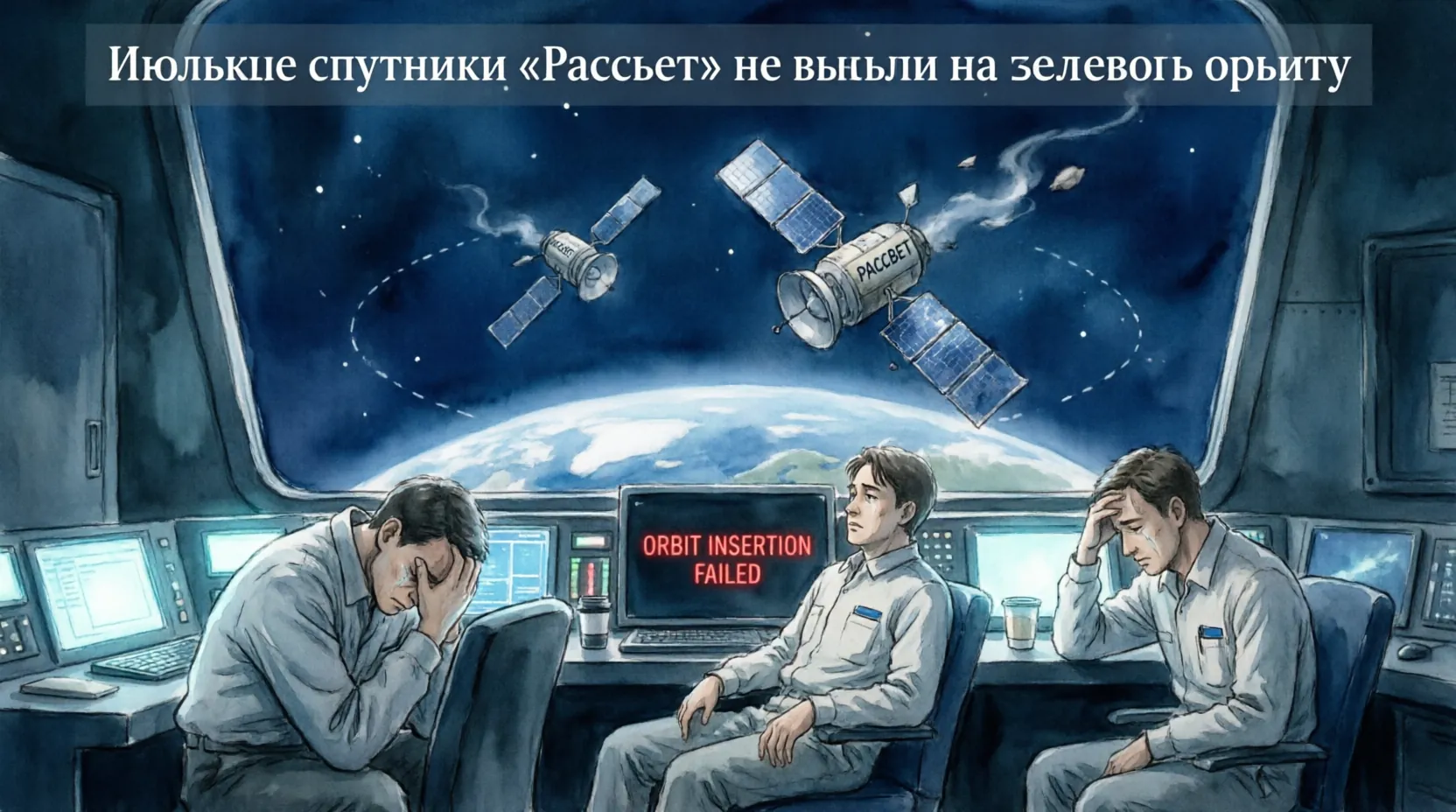 Ни один из 16 спутников «Рассвет» не вышел на целевую орбиту: как этот сбой повлияет на планы «Бюро 1440».