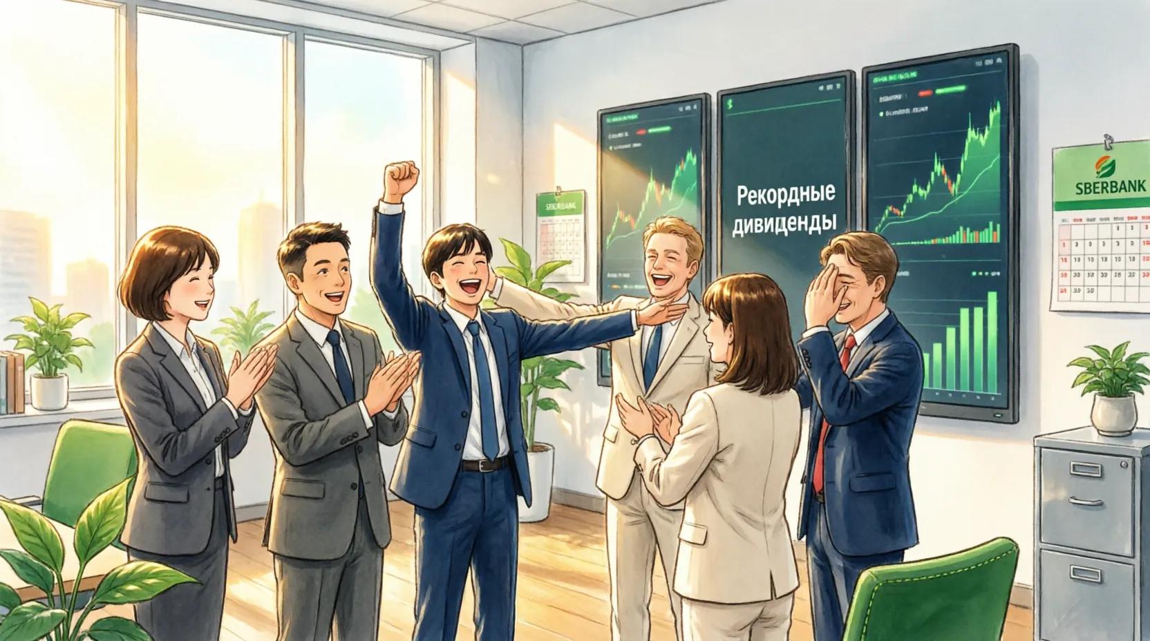 Акционерам вопреки тренду: Сбер и B2B-РТС готовят рекордные дивиденды до 15 рублей на бумагу.