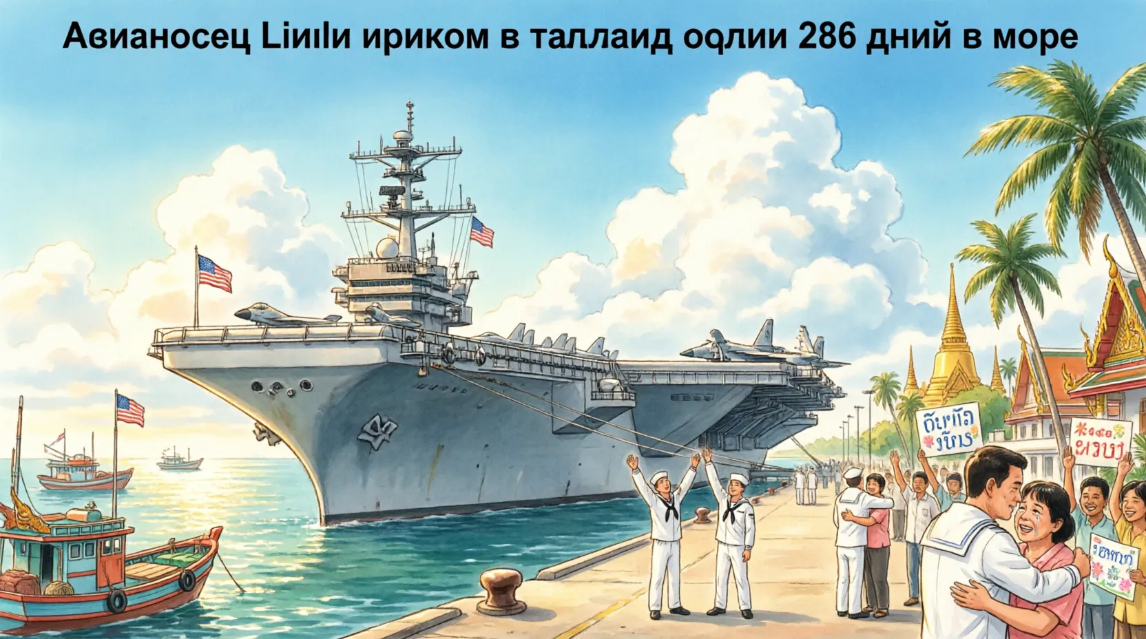 286 дней без доков: как рекордный поход авианосца USS Abraham Lincoln обернулся ржавым корпусом и кризисом снабжения.
