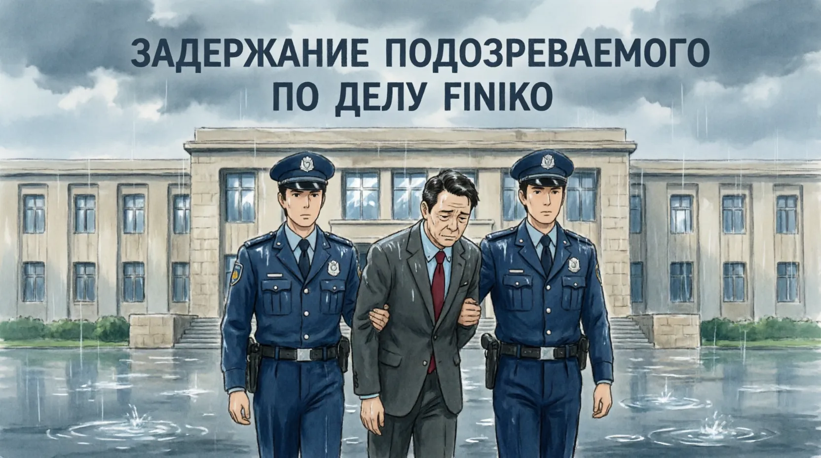 задержание подозреваемого по делу Finiko