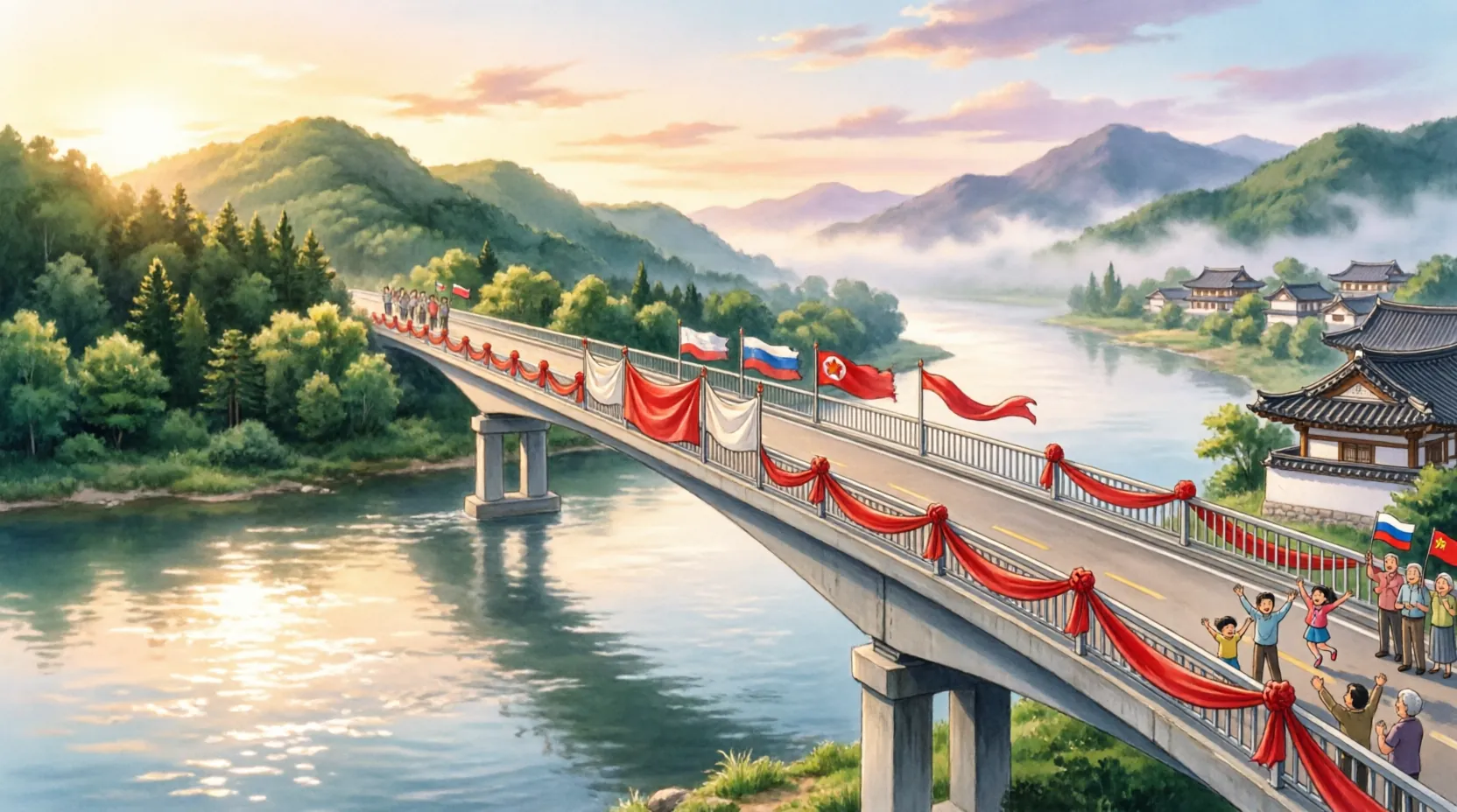 Первый автодорожный мост Россия-КНДР: что изменит 1 км через Туманную