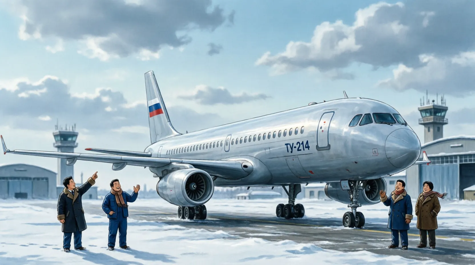 4 Ту-214 в 2026: первый у заказчика, 11 ждут Red Wings.