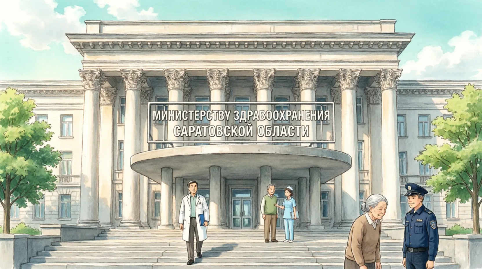 здание министерства здравоохранения Саратовской области