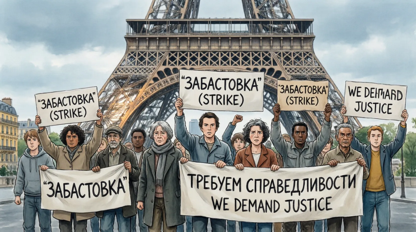 Эйфелева башня закрылась 7 сентября: персонал отказался прятать женщин от 100 индуистов