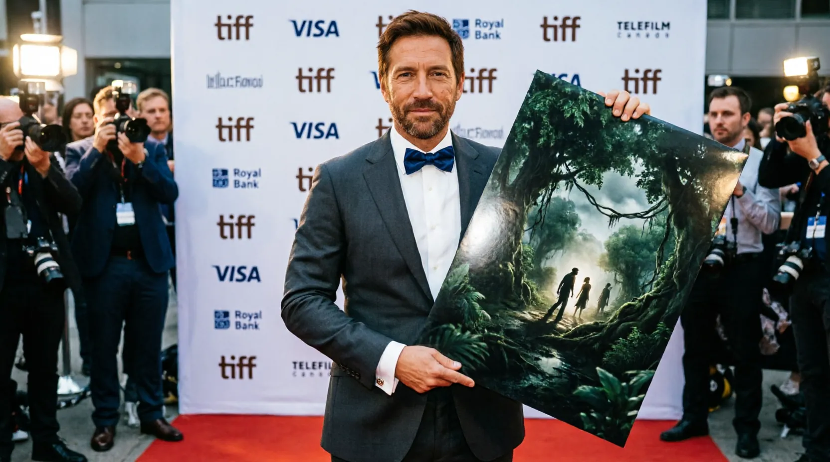 Зака Снайдера на красной дорожке TIFF с постером «Последней фотографии»