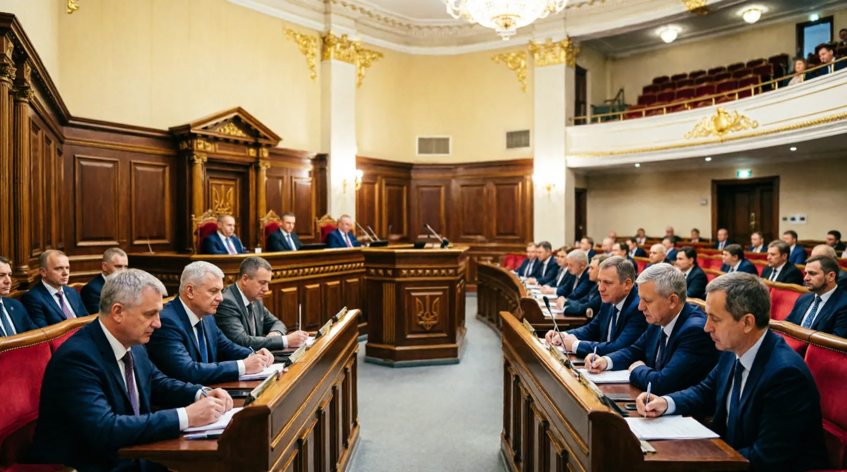 здание Верховной Рады Украины, депутаты на заседании
