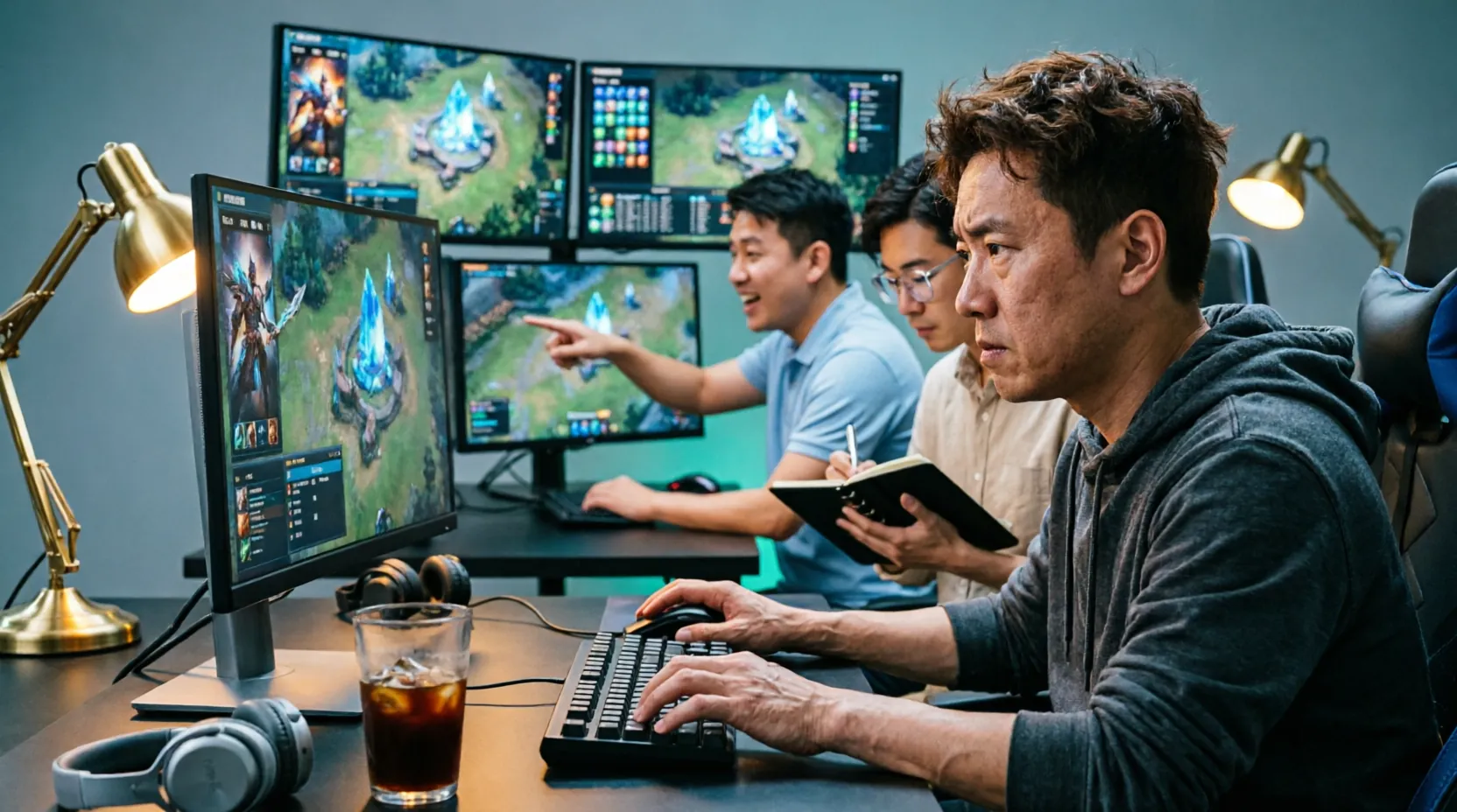скриншот тестового сервера Dota 2 с несколькими версиями патчей